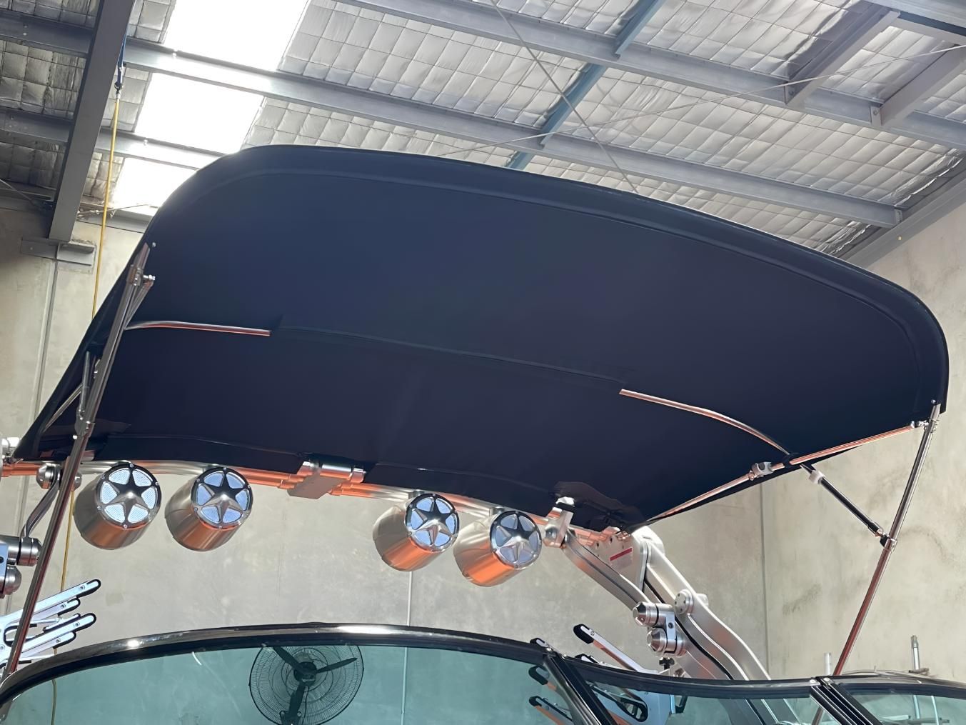 Boat With a Canopy — Glenvale Canvas Pty Ltd in Wilsonton, QLD