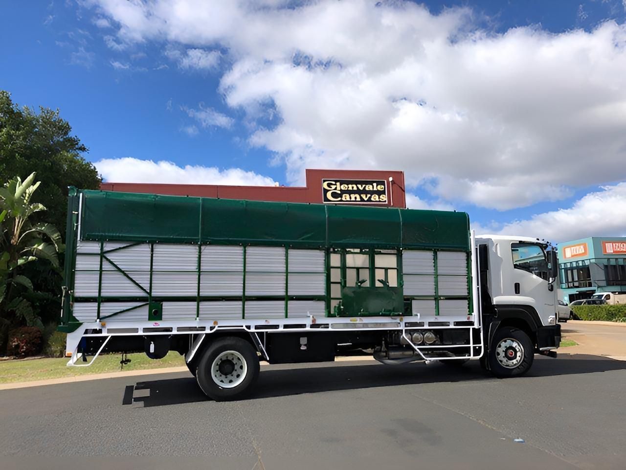 Crate Cover a Truck — Glenvale Canvas Pty Ltd in Wilsonton, QLD