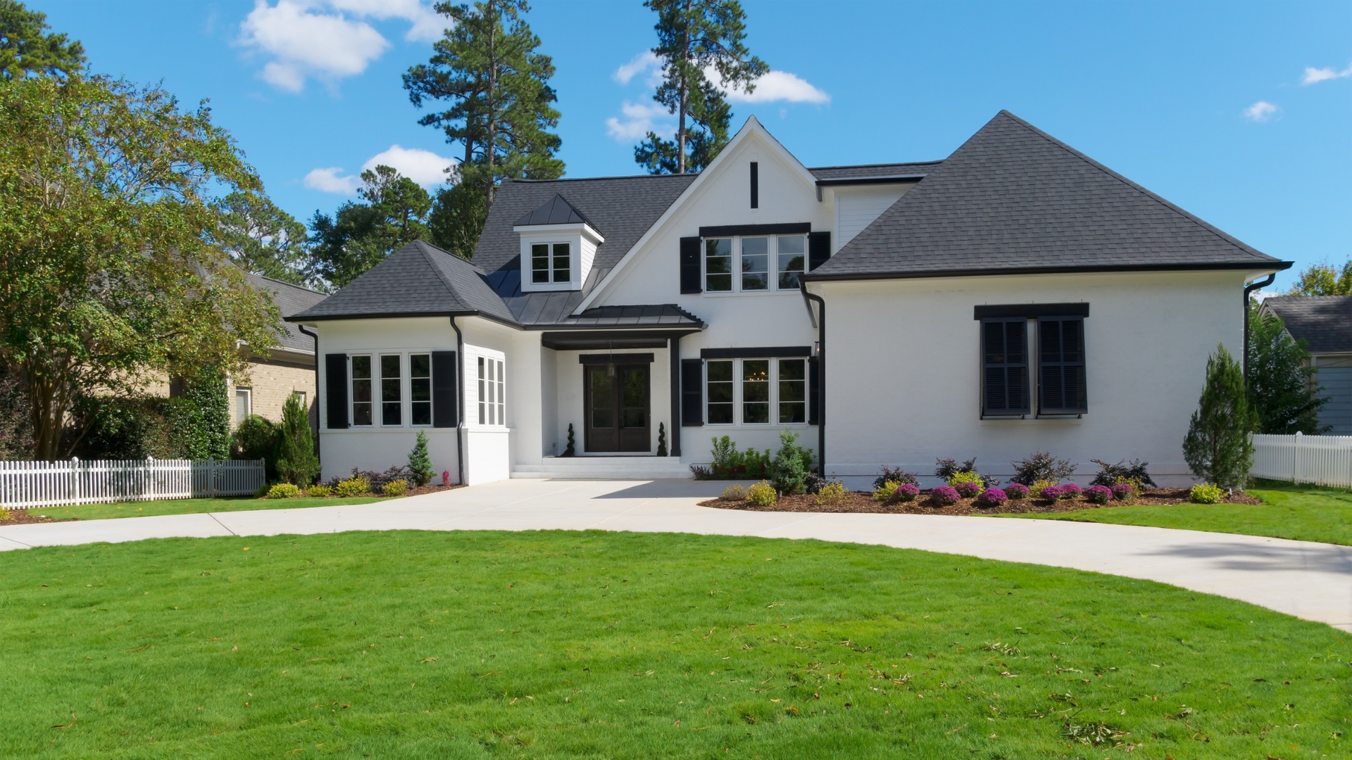 house with external render