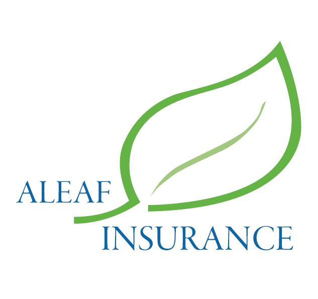 Green leaf logo with