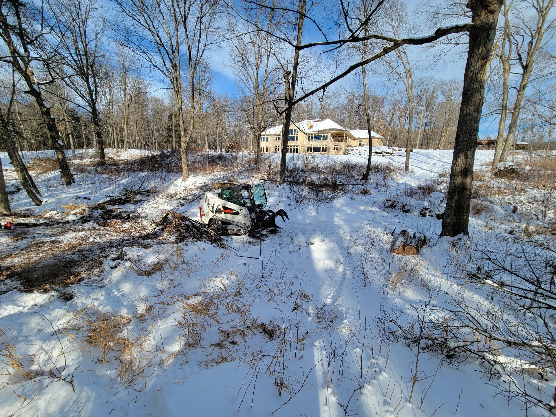 Land clearing project in Wausau WI