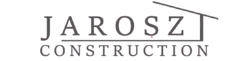 Logo: JAROSZ CONSTRUCTION with a stylized house outline above the "SZ".
