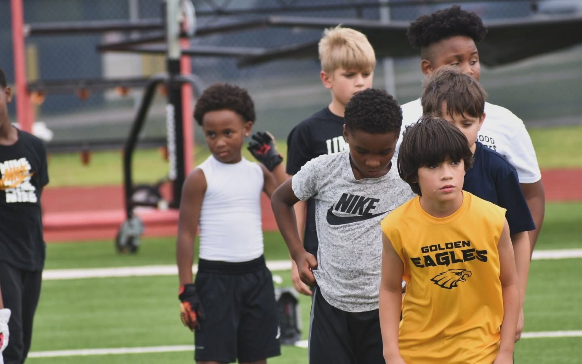 Young athletes training together at The Circle Performance