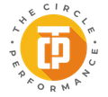 The Circle Performance logo: white circular text around an orange circle with white CP letters.