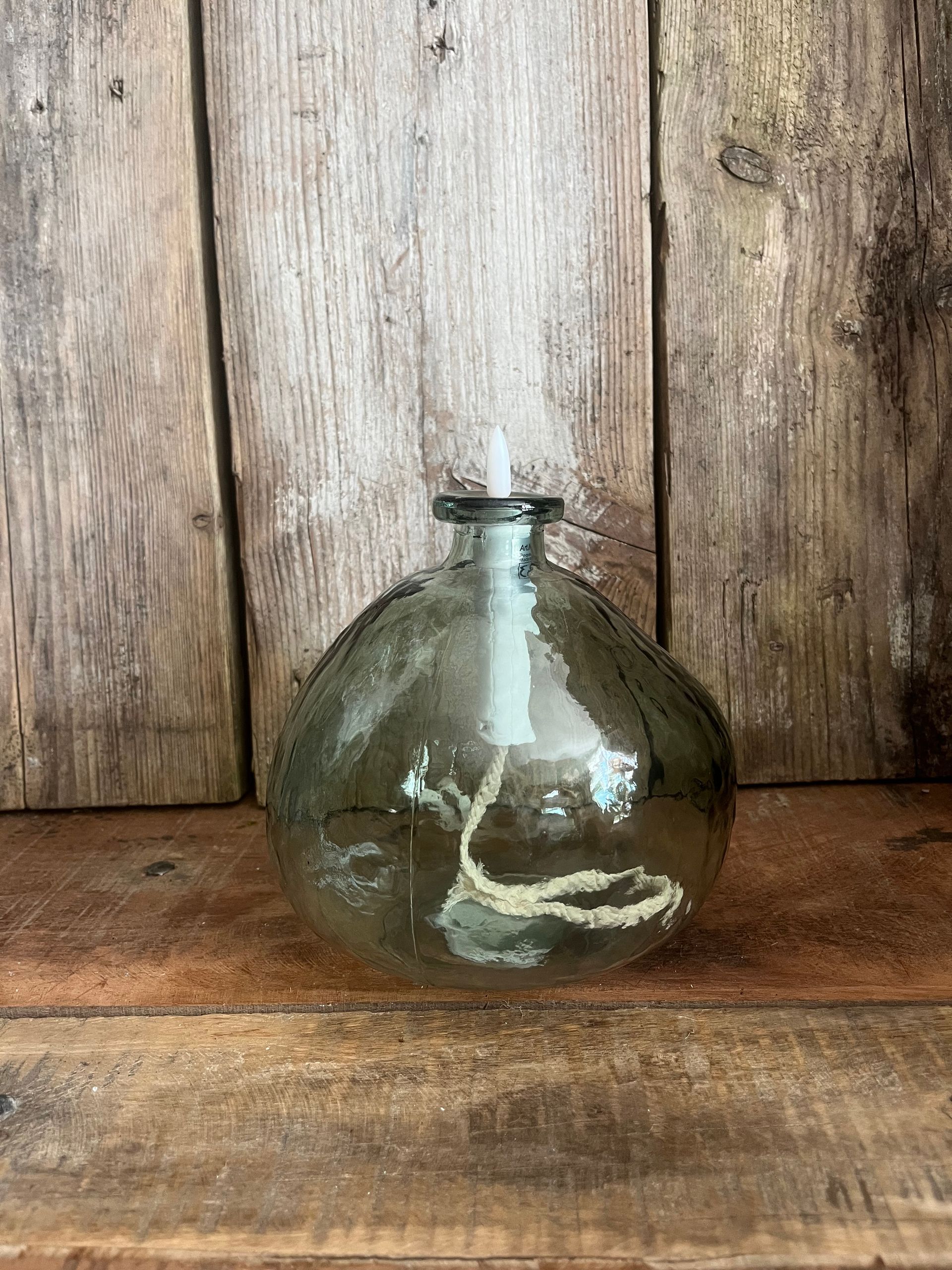 Olielamp met ledkaarsje