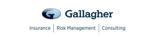 Gallagher logo with blue “G” icon and text for Insurance, Risk Management, and Consulting