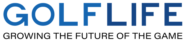 GOLF LIFE text with the tagline 