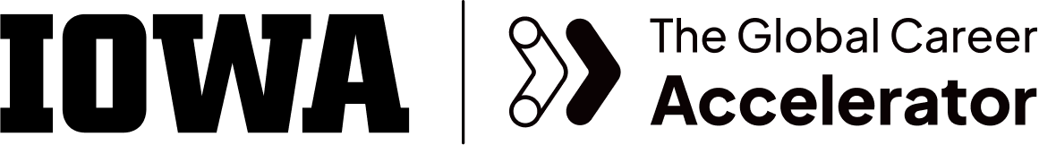 IOWA and The Global Career Accelerator logos