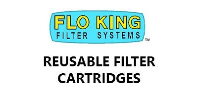 Flo-King Reusable filter Cartridges for electroplating equipment