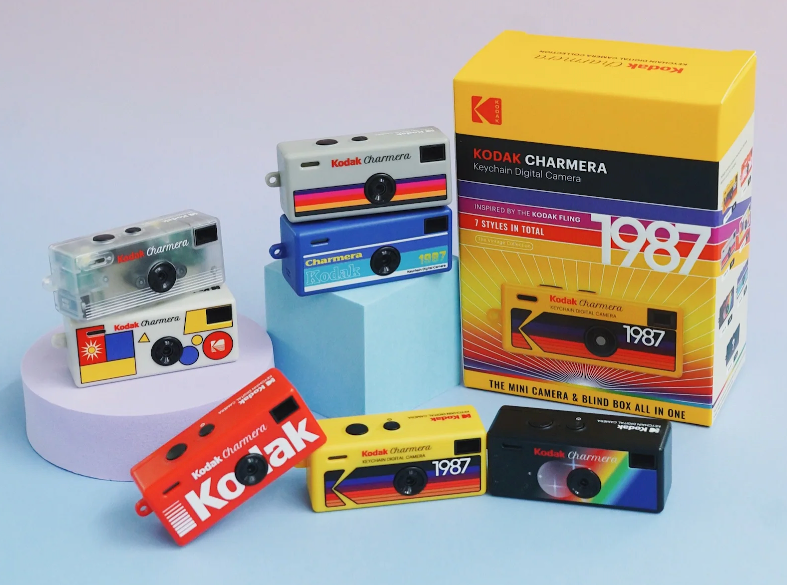 Kodak Charmera 迷你數位相機鑰匙圈盲盒
