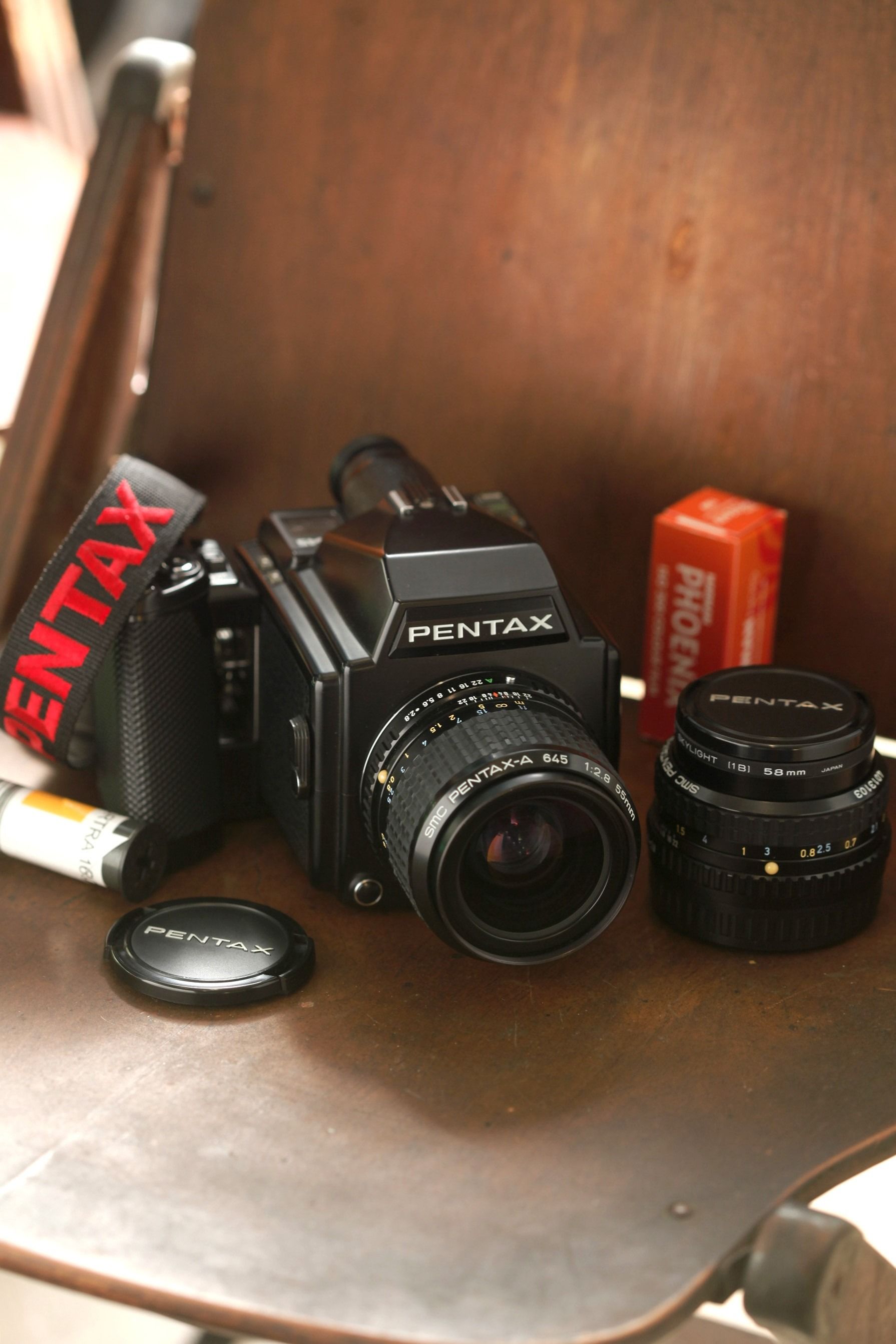 Pentax 645 一機兩鏡組