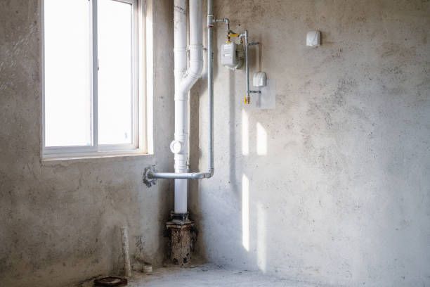 Unfinished Room with Exposed Plumbing