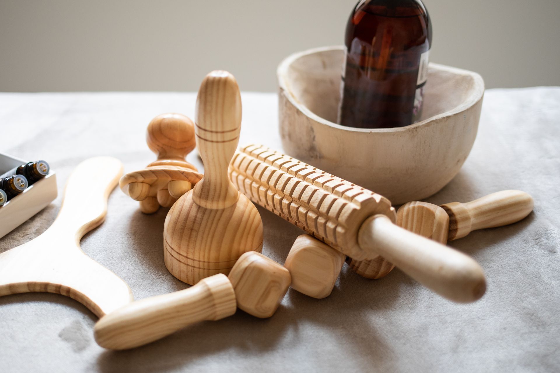 Massaggio legno
