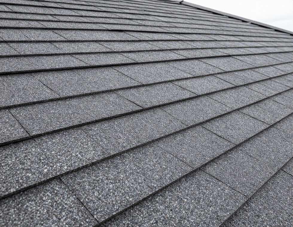 Close-up of premium architectural shingles