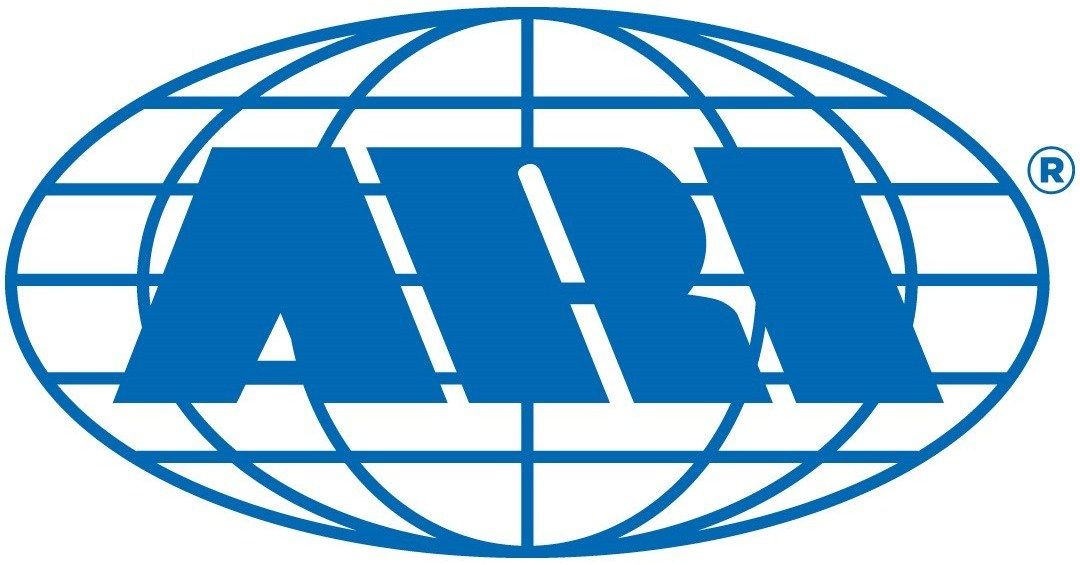 Blue AIHA logo over an oval globe grid on a white background