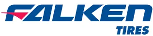 Falken Tires logo in blue and red text on a white background