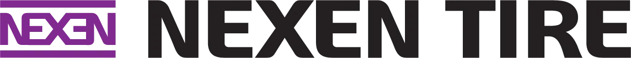 NEXEN TIRE logo in purple and black on a white background
