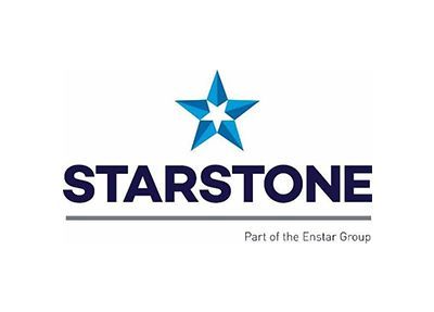 Starstone logo with blue star icon and text, “Part of the Enstar Group” underneath