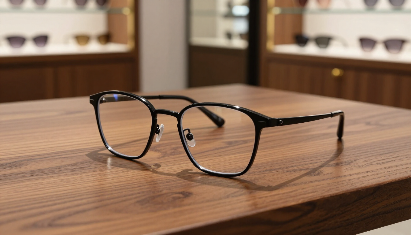 A close-up of luxury designer eyewear highlighting the importance of quality craftsmanship.