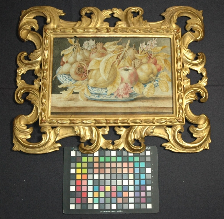 Collezione privata - Torino- O. Monfort - Dipinto su pergamena- Prima