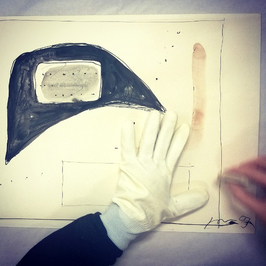 Galleria d'Arte Moderna di Torino Opere grafiche Fontana Durante Pulitura a secco