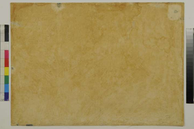restauro oepra d'arte GAM Torino Acquerello Bagetti G.P. Soseishi