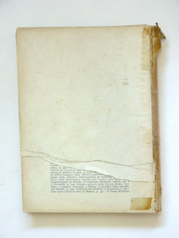ProprietĂ privata - Volume a stampa - Prima del restauro