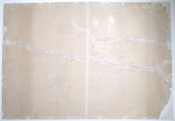 Savigliano (CN) – Museo Civico- Litografia su carta – Dopo il restauro- Verso