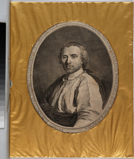 Galleria Sabauda di Torino Subleyras P. Ritratto dell’abate Tacchetti Acquaforte su carta Prima del restauro