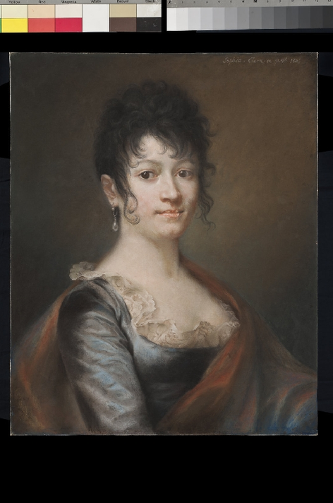 Galleria Sabauda di Torino- Giordano Clerc S.. “Autoritratto”- Pastello su carta- Dopo il restauro - Recto