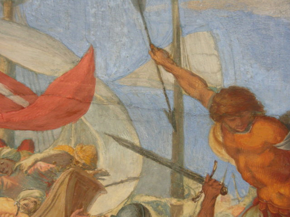 Galleria Sabauda di Torino Dipinto a tempera su pergamena intelaiato Dopo il restauro Visione dello strappo