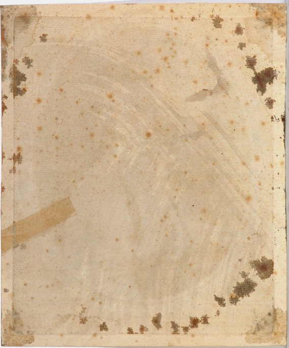 Galleria Sabauda di Torino - Subleyras P. “Ritratto dell’abate Tacchetti”- Acquaforte su carta - Durante il restauro