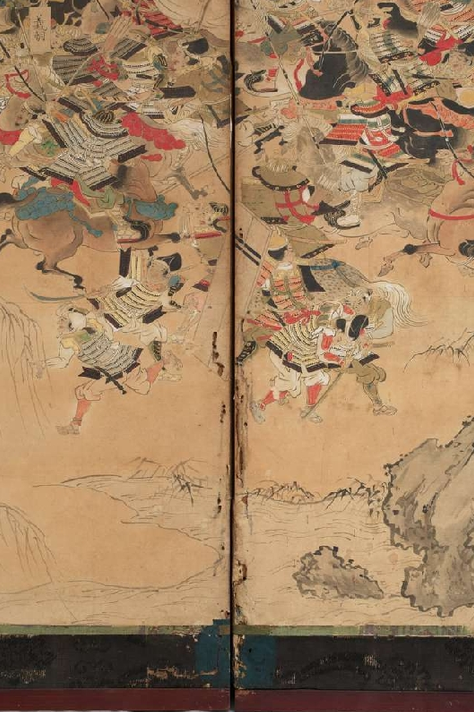 Museo d’Arte Orientale di Torino Coppia di paravento giapponesi raffiguranti Le insurrezioni Hogen e Heiji