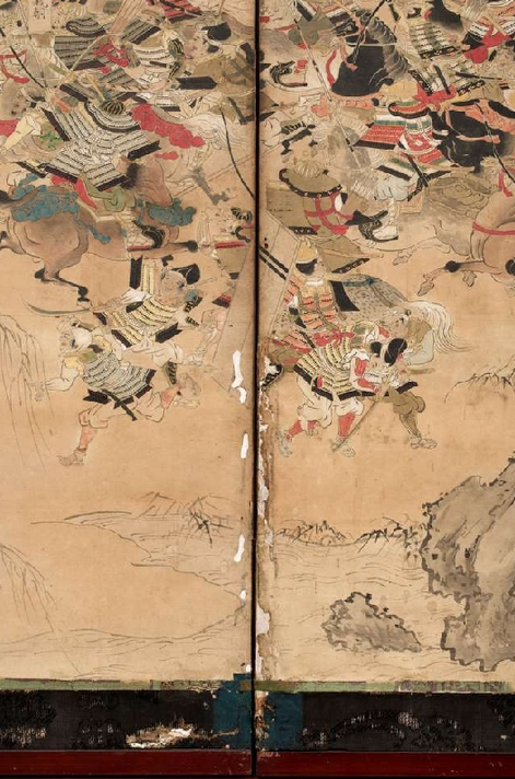 Museo d’Arte Orientale di Torino Coppia di paravento giapponesi raffiguranti “Le insurrezioni Hogen e Heiji”