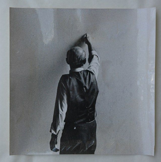 Collezione privata Mulas U. “Lucio Fontana Stampa alla gelatina bromuro d’argento su carta baritata Prima del restauro