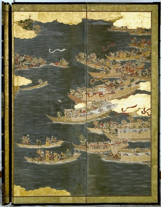 Museo d’Arte Orientale di Torino Paravento giapponese Prima del restauro