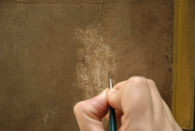 Museo d’Arte Orientale di Torino Coppia di paravento giapponesi raffiguranti Crisantemi Durante il restauro