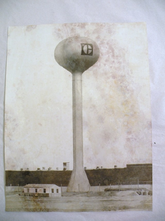Collezione privata Bernd Becher Water towers Stampa alla gelatina bromuro d’argento su carta baritata Dopo il restauro
