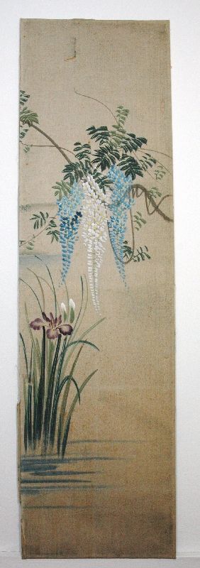 Proprietà privata Paraventi cinesi Prima del restauro Recto pannello 2 Soseishi Torino