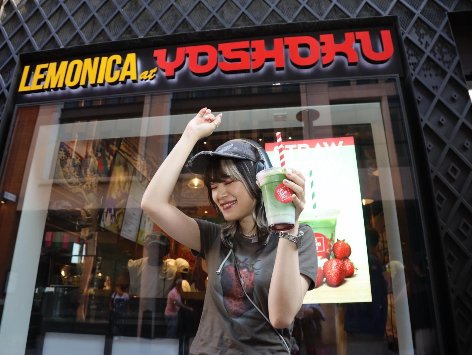 Dancing matcha girl