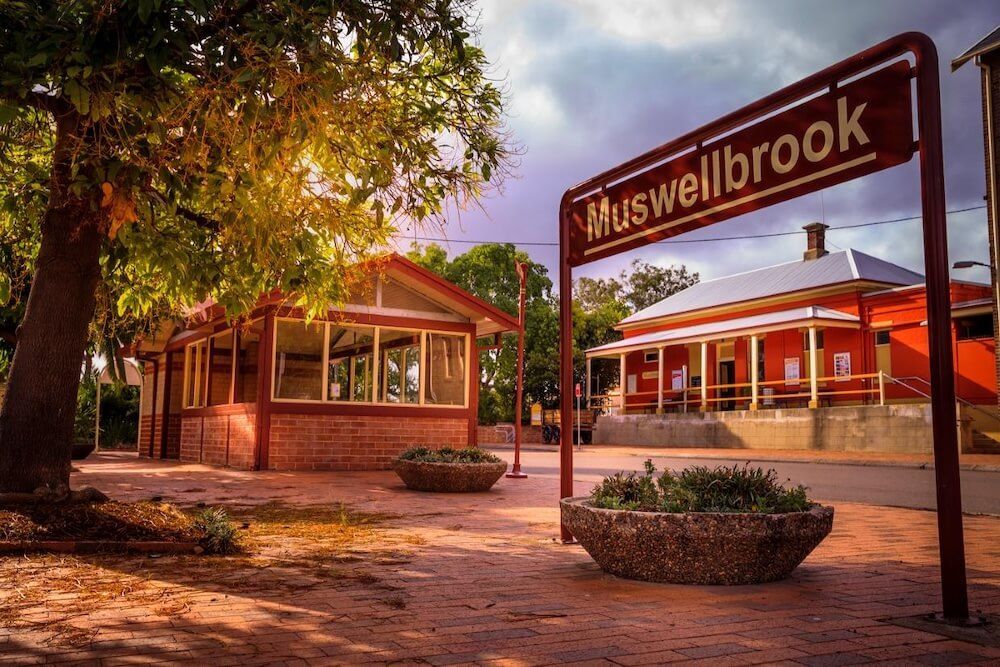 A sign that says muswellbrook is in front of a building — North West Heating, Cooling and Refrigeration in Muswellbrook, NSW
