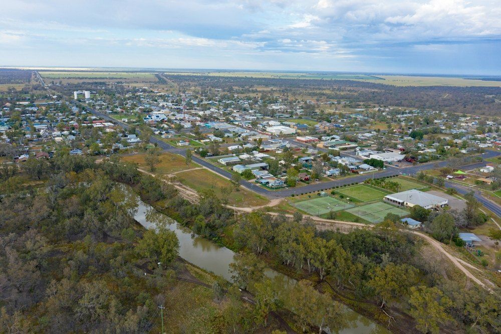 An Aerial View of a Small Town — North West Heating, Cooling and Refrigeration in Walgett, NSW