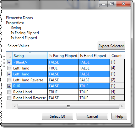 Doors in Ideate Query