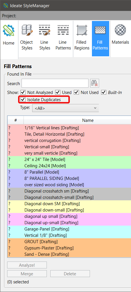 Colors in Ideate StyleManager
