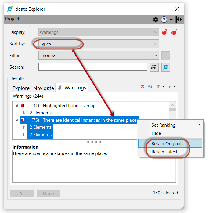 Sort Revit Warning by Criteria