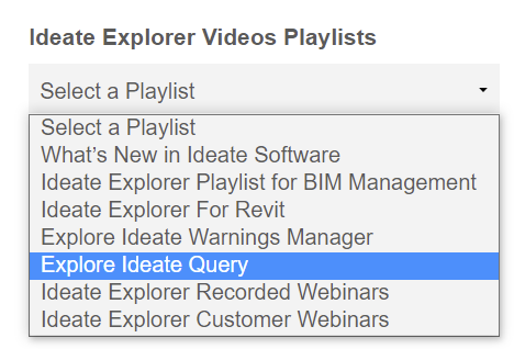 Finding In-Place Families Using Ideate Query
