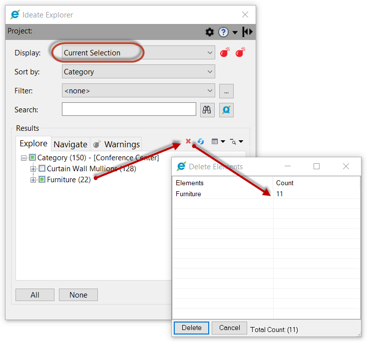 Mass Delete Identical Revit Instances