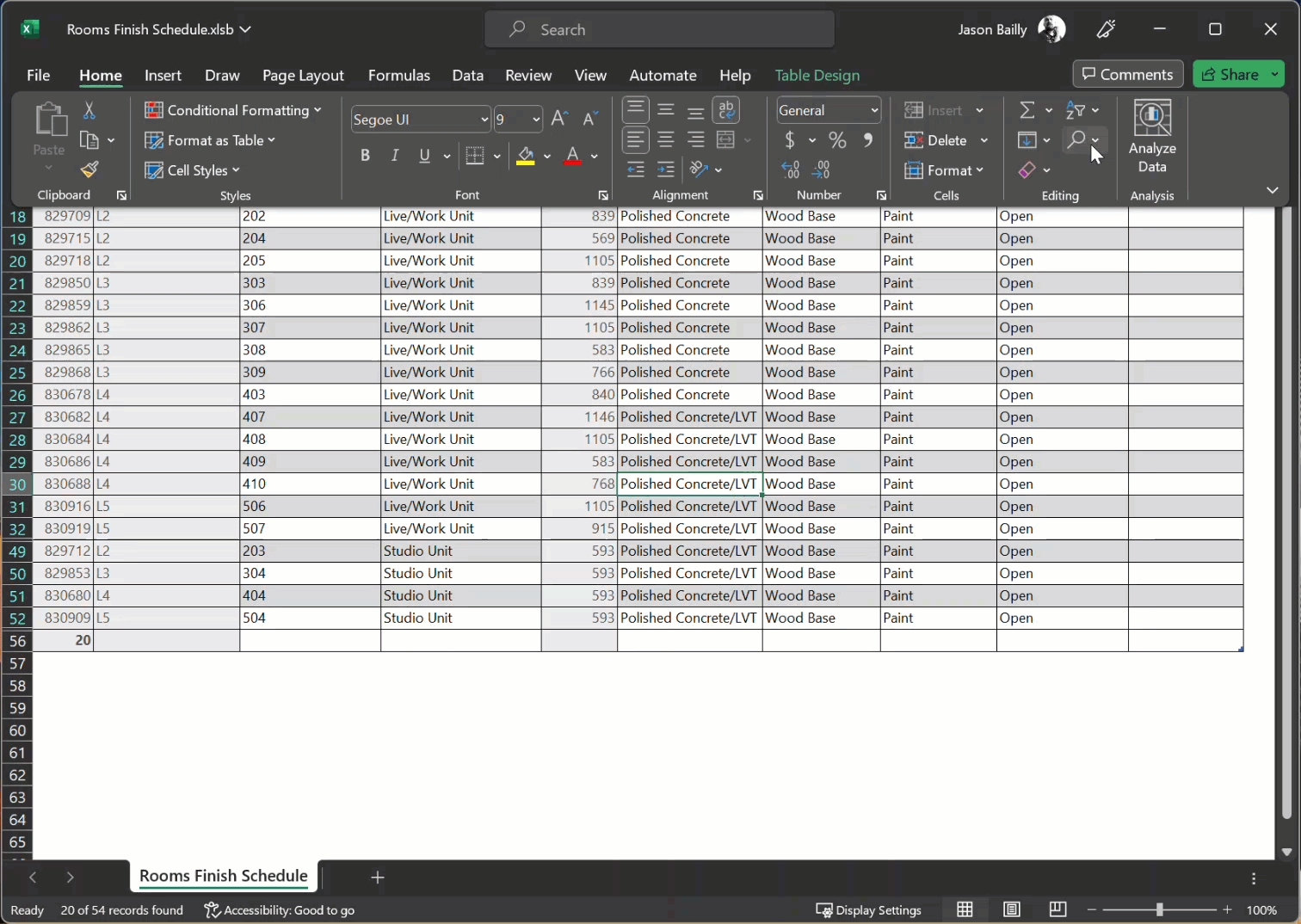 Instructions on how to use Ideate BIMLink for Room Finish Schedules