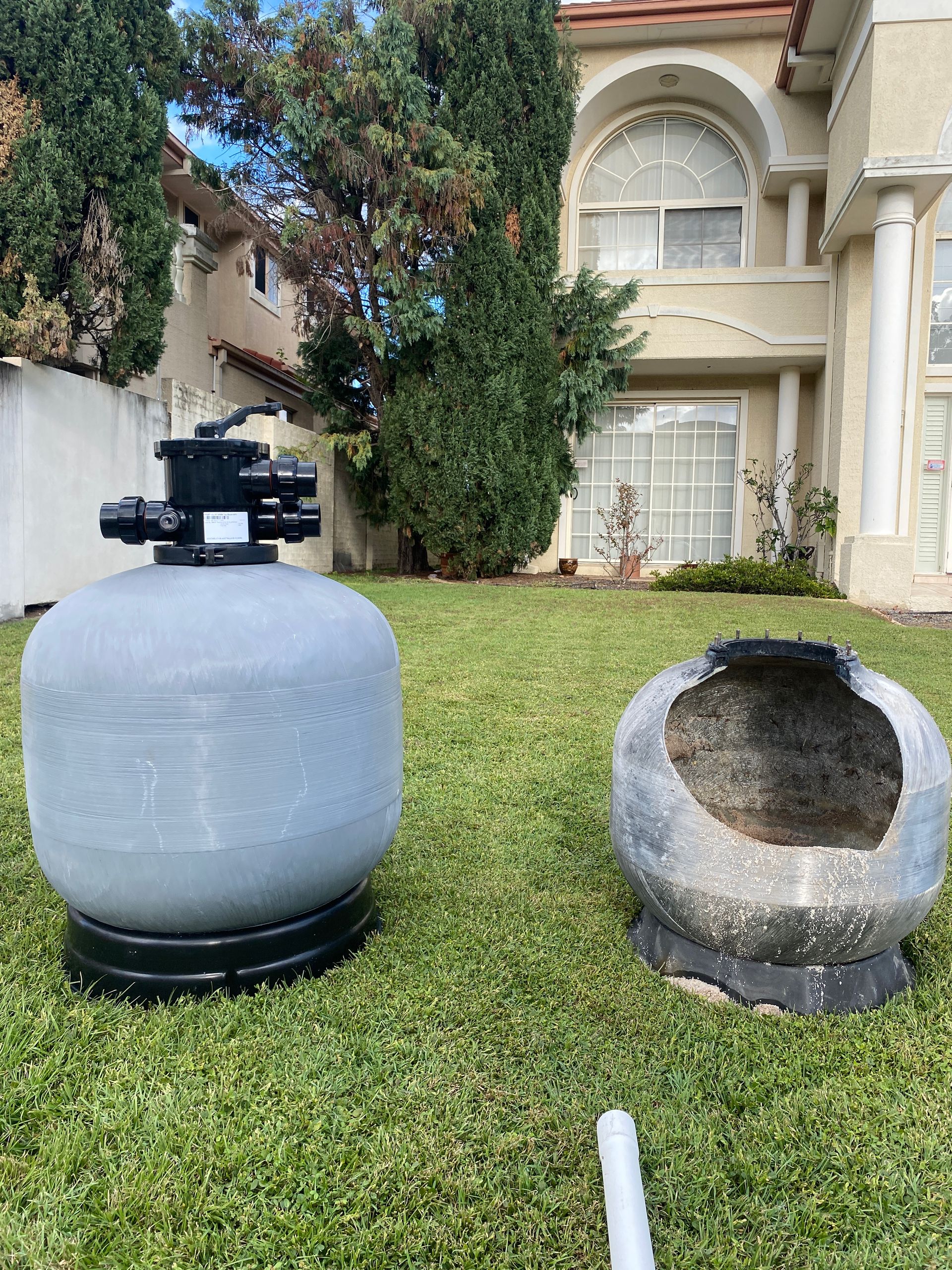Old and New Filter — Dazzling Blue Pool & Spa Centre Gold Coast in Burleigh Heads, QLD