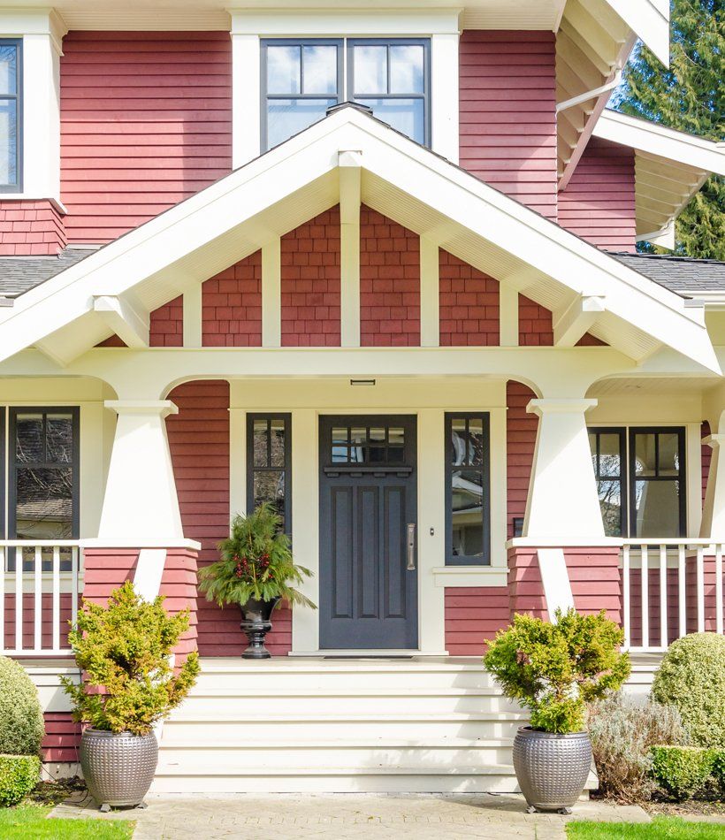 Entrance of a Siding House Entrance of a Siding House